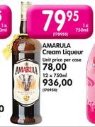 Amarula Cream Liqueur-12 x 750ml