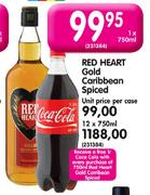 Red Heart Gold Caribbean Spiced-750ml