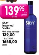 Skyy Imported Vodka-750ml