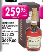 Hennessy V.S Cognac In Gift Box-750ml Each