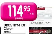 Drostdy-Hof Claret-5Ltr Each
