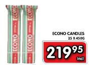 Econo Candles-25 x 450gm