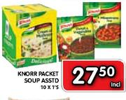 Knorr Packet Soup Asstd-10x1's