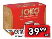 Joko Tea Bags Tagless-1x200's