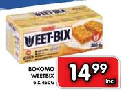 Bokomo Weet Bix-6x450g