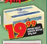 Crystal Valley Gesoute Butter-500g Blok