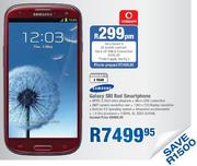 Samsung Galaxy SIII Red Smartphone