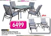 Terrace Leisure 10 Piece Hampton Dining Set