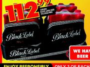 Carling Black Label Beer-24x340ml NRB