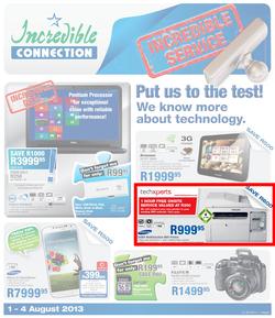 Incredible Connection : Incredible service (1 Aug - 4 Aug 2013), page 1