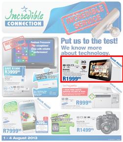 Incredible Connection : Incredible service (1 Aug - 4 Aug 2013), page 1