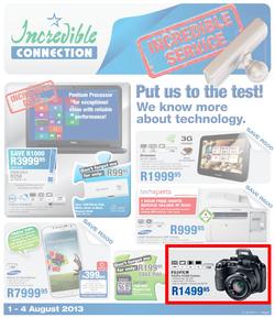 Incredible Connection : Incredible service (1 Aug - 4 Aug 2013), page 1