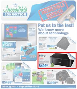 Incredible Connection : Incredible service (29 Aug - 1 Sep 2013), page 1