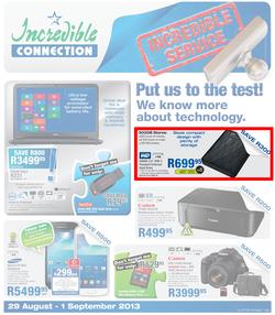 Incredible Connection : Incredible service (29 Aug - 1 Sep 2013), page 1
