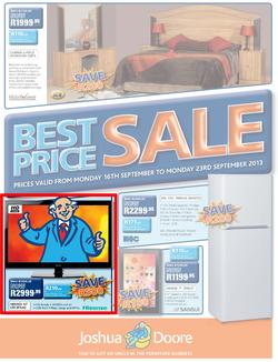 Joshua Doore : Best Price Sale (16 Sep - 23 Sep 2013), page 1