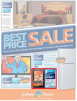 Joshua Doore : Best Price Sale (16 Sep - 23 Sep 2013), page 1