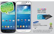 Samsung Galaxy S4 Mini Cellphone In Black or White Each