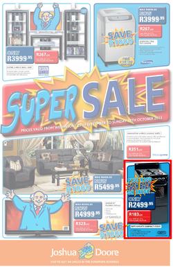 Joshua Doore : Super Sale (25 Sep - 13 Oct 2013), page 1