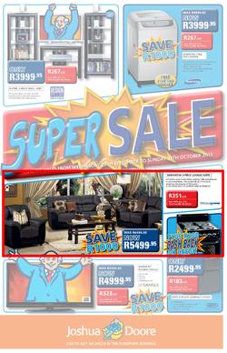 Joshua Doore : Super Sale (25 Sep - 13 Oct 2013), page 1