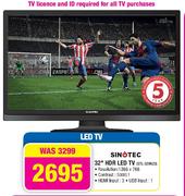 Sinotec 32" HDR LED TV(STL-32VN23)