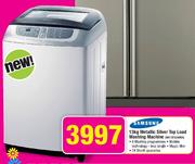 Samsung 13kg Metallic Silver Top Load Washing Machine(WA13F5S4UWA)