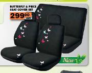 Butterfly 6 Piece Seat Cover Set