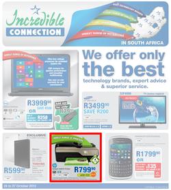 Incredible Connection : We offer only the best (24 Oct - 27 Oct 2013), page 1