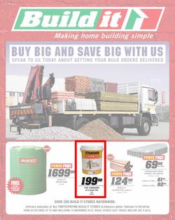 Build It KwaZulu-Natal : Buy Big And Save Big With Us (24 Oct - 16 Nov 2013), page 1