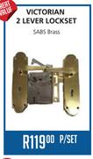 Victorian 2 Lever Lockset-Per Set