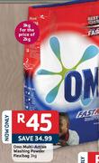OMO Multi Active Washing Powder Flexibag-3kg
