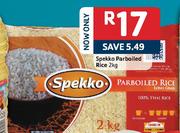 Spekko Parboiled Rice-2kg Bag