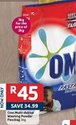 OMO Multi Active Washing Powder Flexibag-3kg Pack