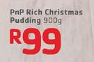 PnP Rich Christmas Pudding-900g