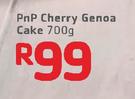 PnP Cherry Genoa Cake-700g