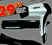 Ottimo Traveling Hair Dryer-1200W/Essentials Hair Straightener-Each