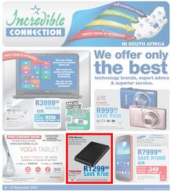 Incredible Connection : We offer only the best (14 Nov - 17 Nov 2013), page 1
