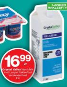 Crystal Valley Vars Melk Met Langer Rakleeffyd-2Ltr