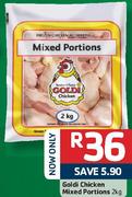 Goldi Chicken Mixed Portions-2Kg