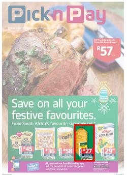 Pick n Pay Western Cape- Save On All Your Festive Favourites (19 Nov- 01 Dec 2013), page 1