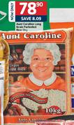 Aunt Caroline Long Grain Parboiled Rice-10Kg