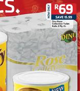 Dinu Rose Collection Toilet Rolls 2-Ply-18's
