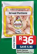 Goldi Chicken Mixed Portions-2Kg