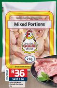 Goldi IQF Mixed Chicken Portions-2Kg