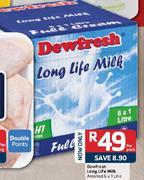 Dewfresh Long Life Milk-1L Per Pack