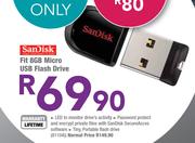 SanDisk Fit 8GB Micro USB Flash Drive