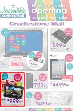 Incredible Connection Cradlestone Mall : New Look Store Opening (20 Nov - 24 Nov 2013), page 1