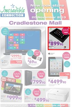 Incredible Connection Cradlestone Mall : New Look Store Opening (20 Nov - 24 Nov 2013), page 1