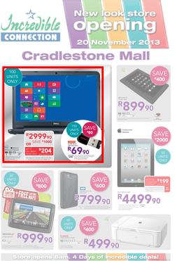 Incredible Connection Cradlestone Mall : New Look Store Opening (20 Nov - 24 Nov 2013), page 1
