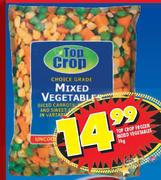 Top Crop Frozen Mixed Vegetables-1Kg