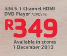 Aim 5.1 Channel HDMI DVD Player-ADVD603